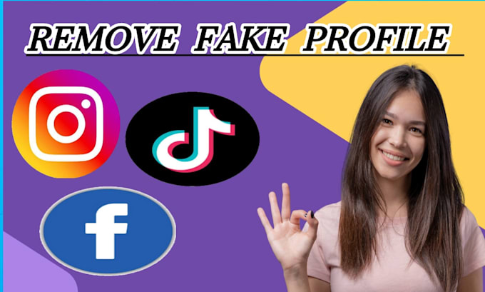 report fake impersonating profiles accounts to facebook instagram tiktok by dmca