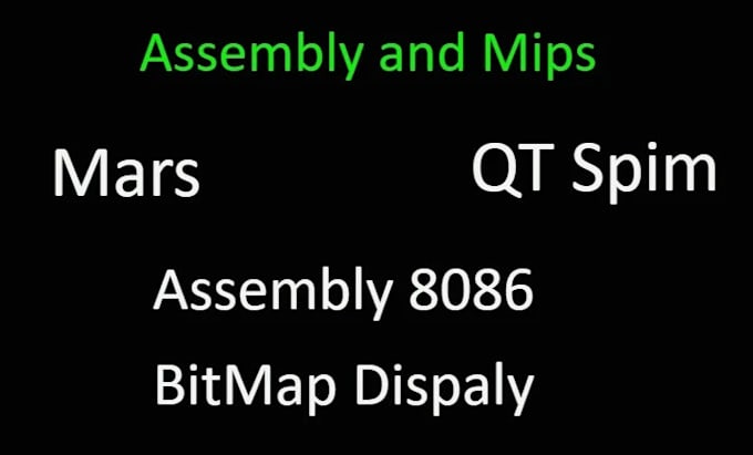 do mips and arm assembly tasks and projects