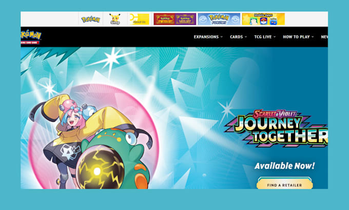 design a sales driving pokemon print on demand shopify store anime website