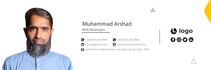 code html email signature custom email signature