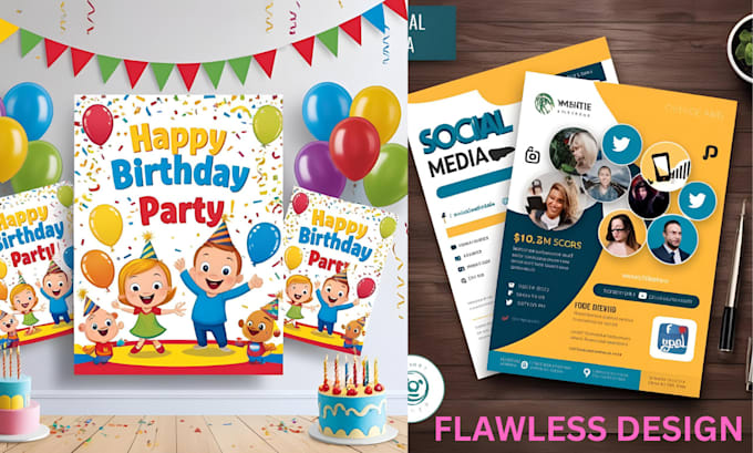 design eye catching posters for you