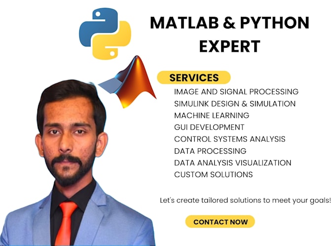 do image and signal processing by using matlab and python