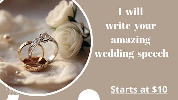 write romantic and epic vows for your wedding speech