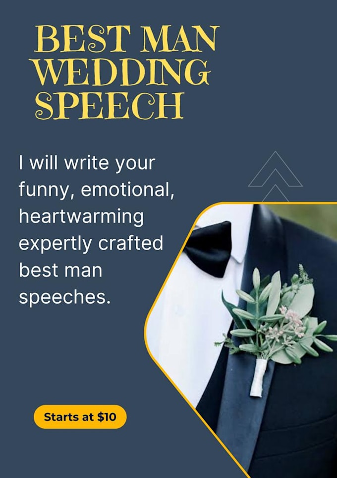 write your epic best man wedding speech