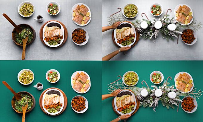 edit and retouch your food photography to make it look fresh and professional