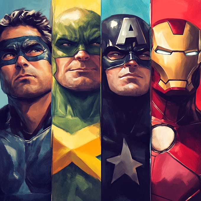 make a comic strip for comic book illustration or webcomic