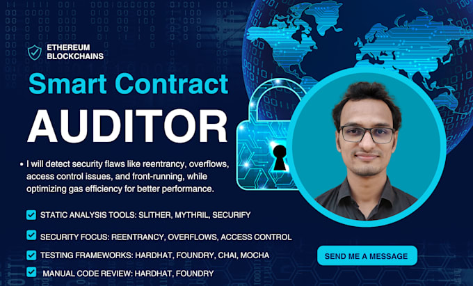 be your smart contract auditor and blockchain security expert
