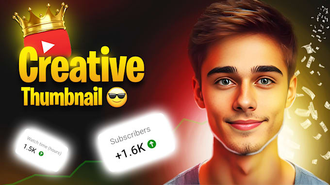design attractive clickbait youtube thumbnail