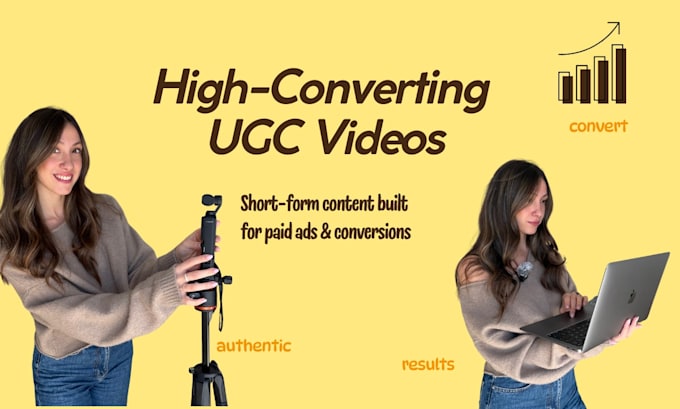 create ugc videos in spanish or english for tiktok, instagram and ads