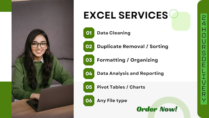 clean, deduplicate, format, organize create reports in excel