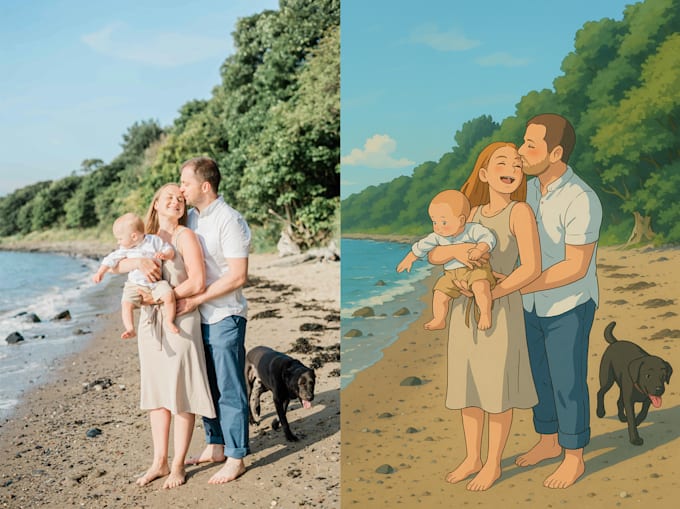 create animated portrait art from your photo in studio quality