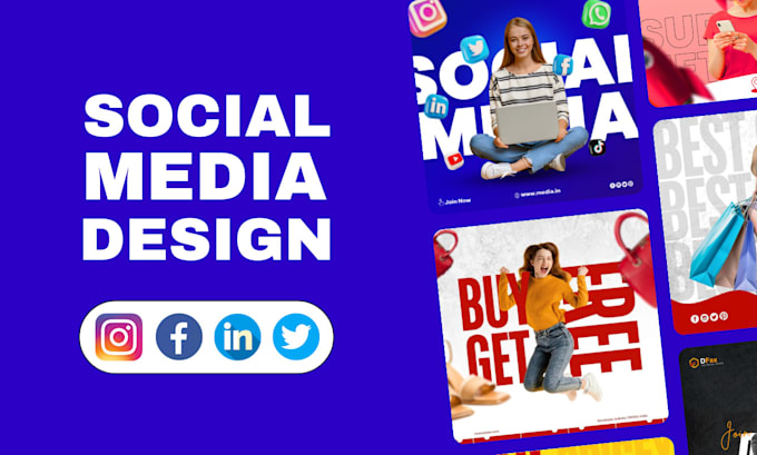 design facebook post, carousel, ad images in 12hrs