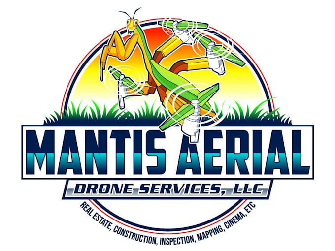 design modern drone logo