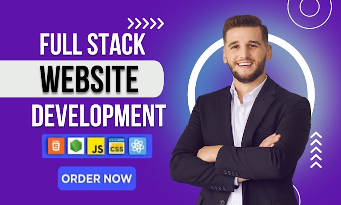build full stack website development, full stack developer, front end developer
