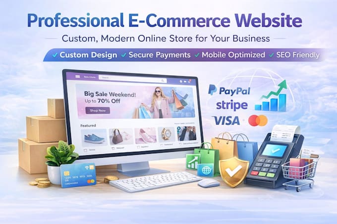 build a professional ecommerce website for your business