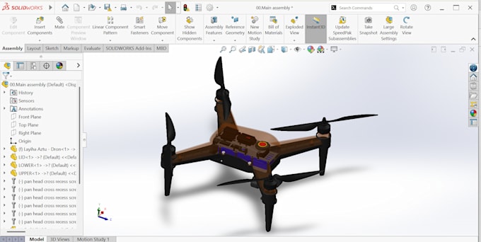 Design 3d models and product designs in solidworks by Hassan_rpt | Fiverr
