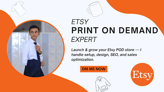 do etsy print on demand, listing and etsy store management