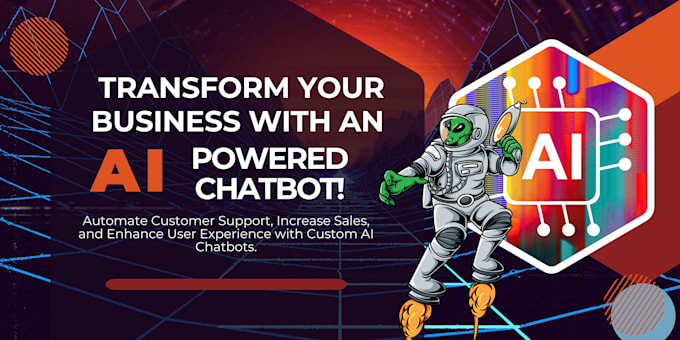 Create a custom ai chatbot for your business by Codebridgelk | Fiverr