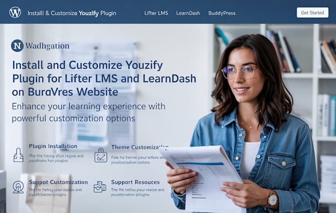 build buddypress lms, youzify, learndash, membership or community website