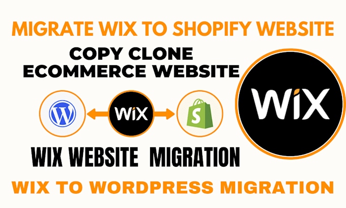migrate wix to shopify copy clone website shopify migration wix to wordpress