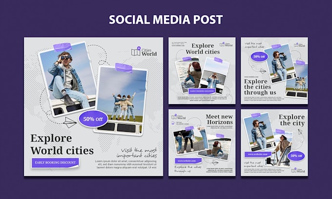 Design custom social media posts by Hassanbhutta811 | Fiverr