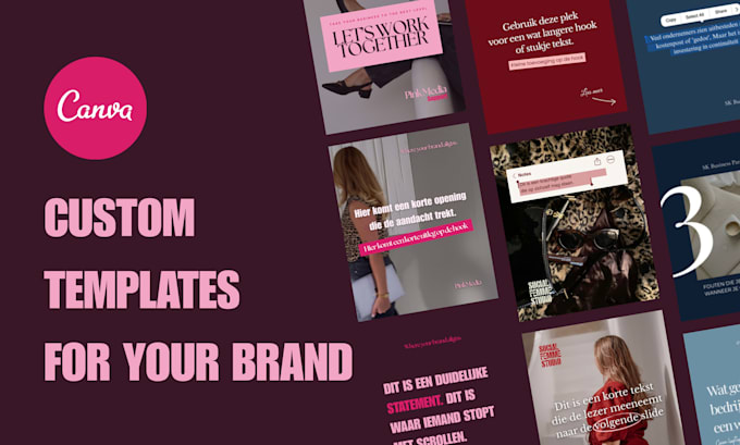 design custom canva templates for your brand