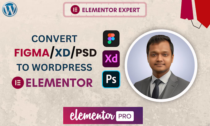 convert figma to wordpress using elementor