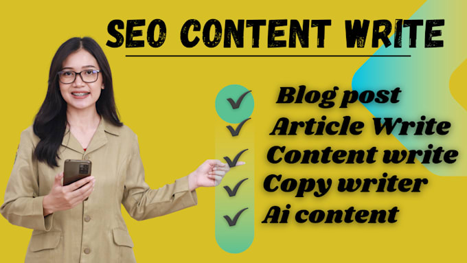 do write blog scripts and content write