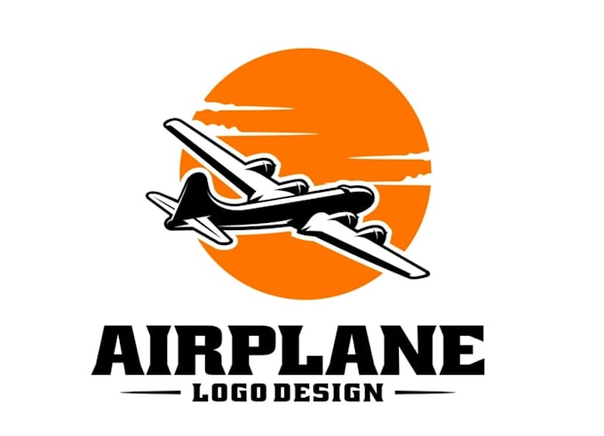 design unique exclusive airplane logo