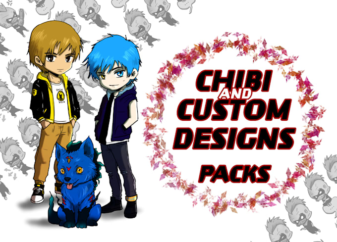 Custom chibis design packs by Ymacudma | Fiverr