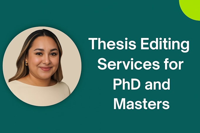 edit your thesis, format thesis or proofread thesis