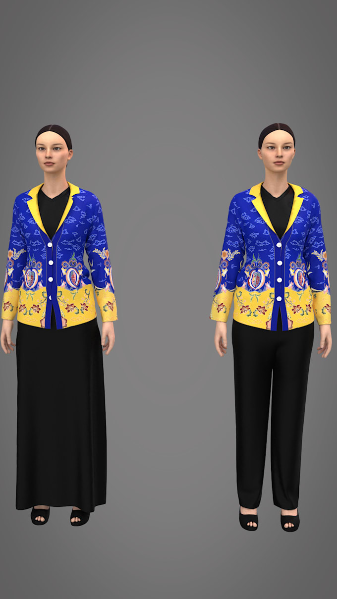 create realistic 3d clothing mockups for uniforms, fashion brands, and ecommerce
