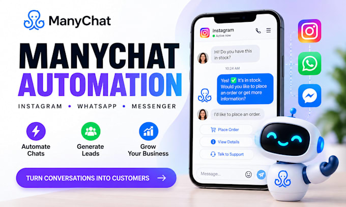 build manychat automation manychat instagram chatbot tidio discord bot whatsapp