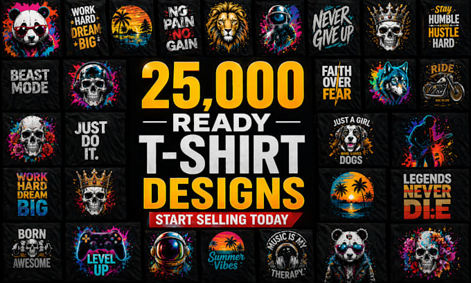 send bulk t shirt design for redbubble, zazzle and spreadshirt