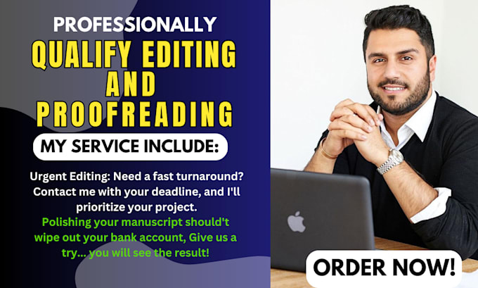 developmental edit, proofread your manuscript and manuscript formatting