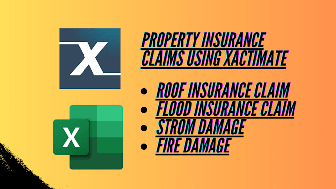 write and help you claim insurance using xactimate