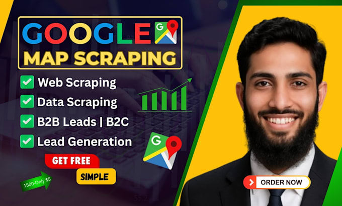 do google map scraping, data scraping, web scraping for b2b lead generation