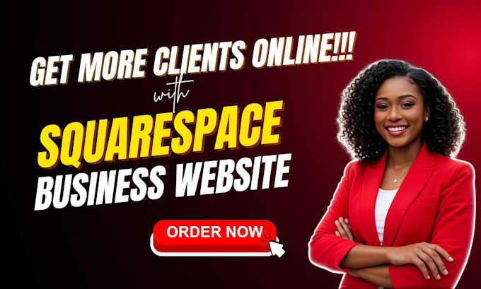 design or redesign squarespace business website that converts visitors to client