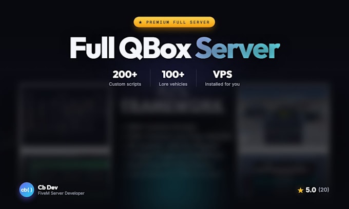 fix bugs and be your fivem developer for qbcore or esx