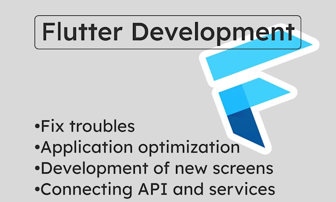 develop flutter app and fix app bugs, errors, issues