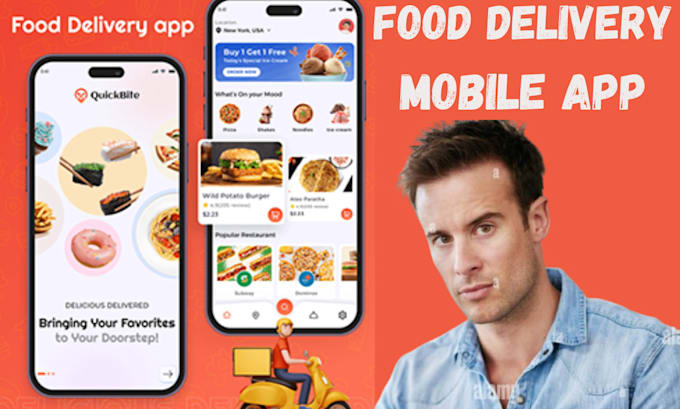 develop multi restaurant food delivery app like uber eats, doordash, grubhub