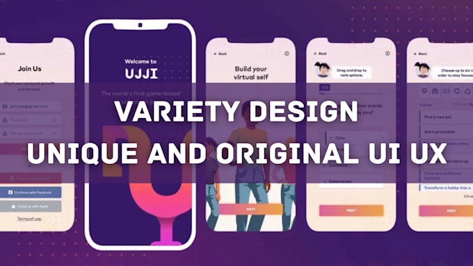 ui UX design, mobile app or website UI UX design