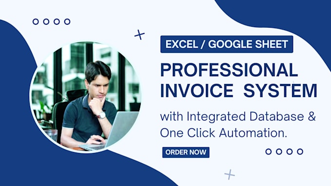 build a smart automated invoice system in excel or google sheets