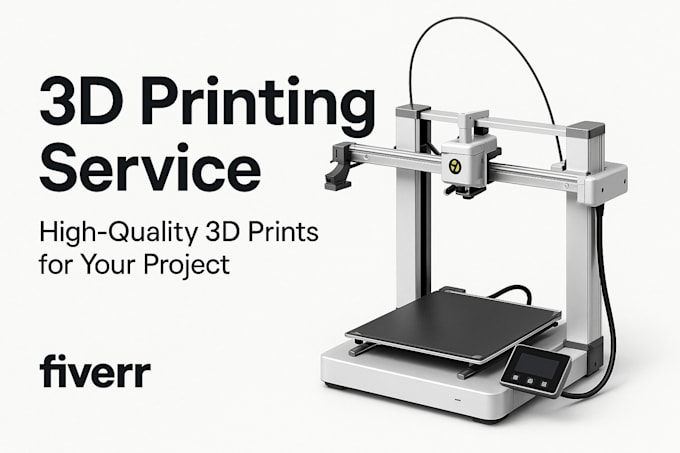 supply a high quality 3d printing service for custom parts or mass production