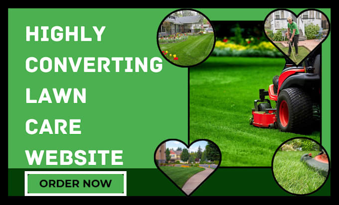 design lawn care mowing yard lawn maintenance landscaping  pest control website