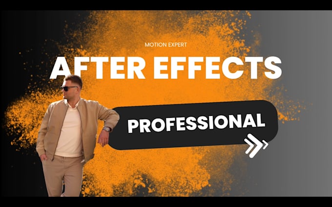 edit any after effects template or make a custom animation