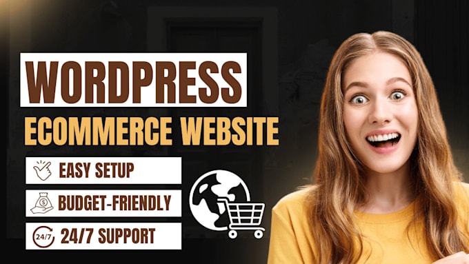 build, design, redesign, ecommerce website or wordpress website development