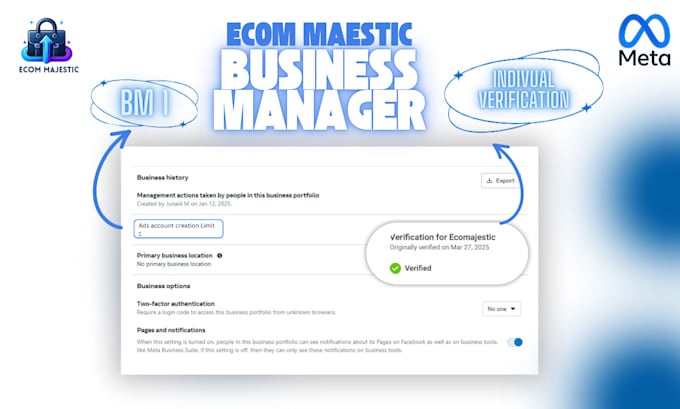 setup business manager and facebook ads account