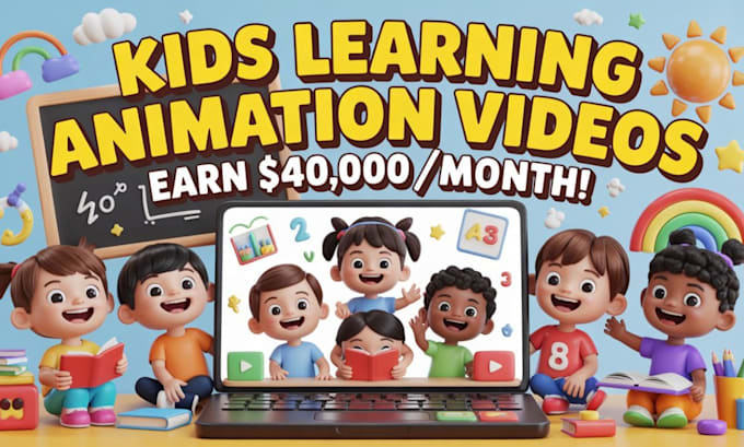 Do fun kids videos, learning animations, rhymes to monetize your ...