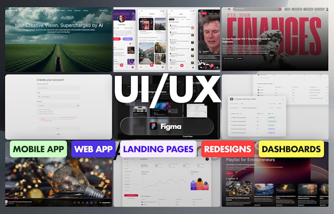 design high converting startup landing page with silicon valley look